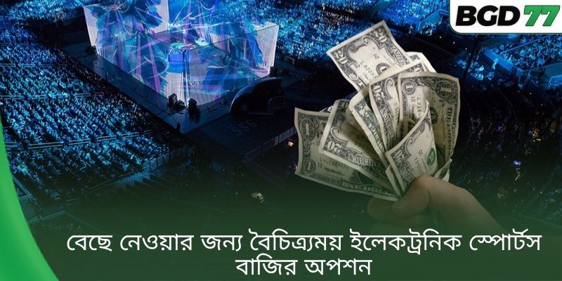 বেছে নেওয়ার জন্য বৈচিত্র্যময় ইলেকট্রনিক স্পোর্টস বাজির অপশন